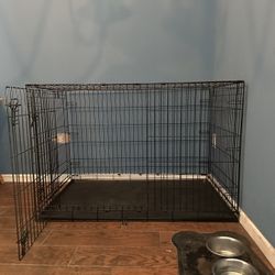 2-door Folding Dog Crate