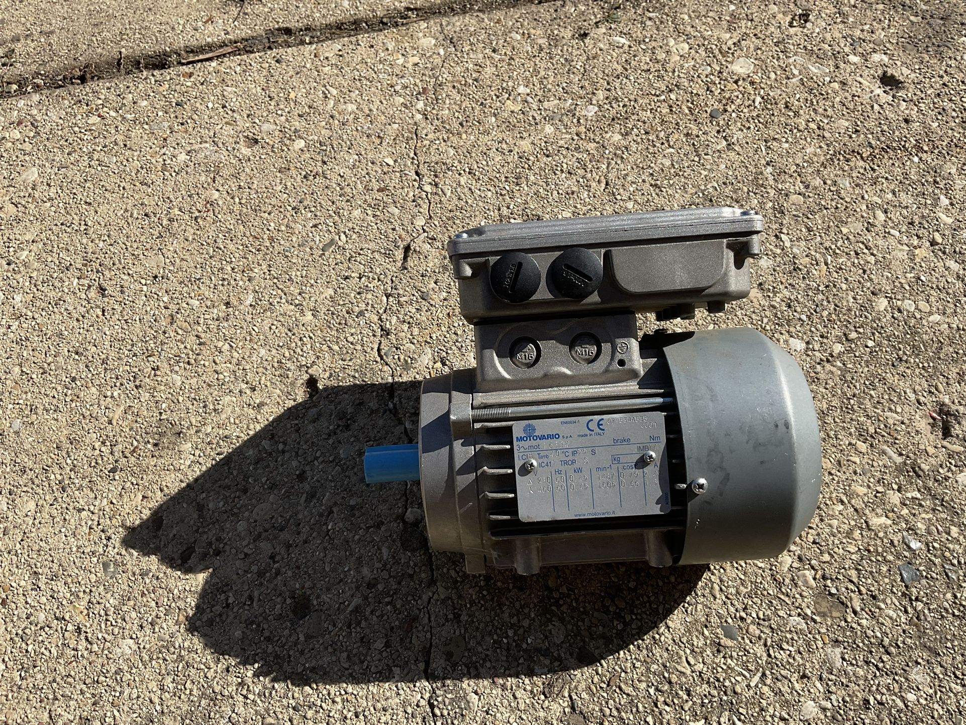Motovario 3 Phase Electric Motor