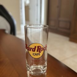 Tall Hard Rock Cafe Tokyo Collectable Shot Glass