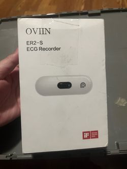 Oviin ER2-S ECG Recorder Personal Wireless EKG Tracker Device For Wellness Use
