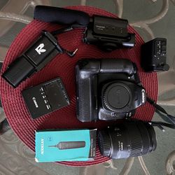 Canon 80d With Battery Grip And 18-135 Lens