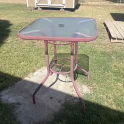 Tall glass table Great Condition