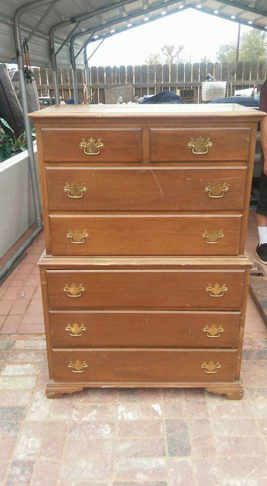 1940's Hungerford Mahogany Tall Dresser #332