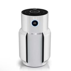 Shark NeverChange 1400 sq. ft. HEPA Filter Tower Air Purifier and Cleaner in White w/ Odor Neutralization and Clean Sense Tech
