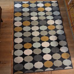 IKEA TORRILD rug – mid-century modern geometric – 51.5" x 77"