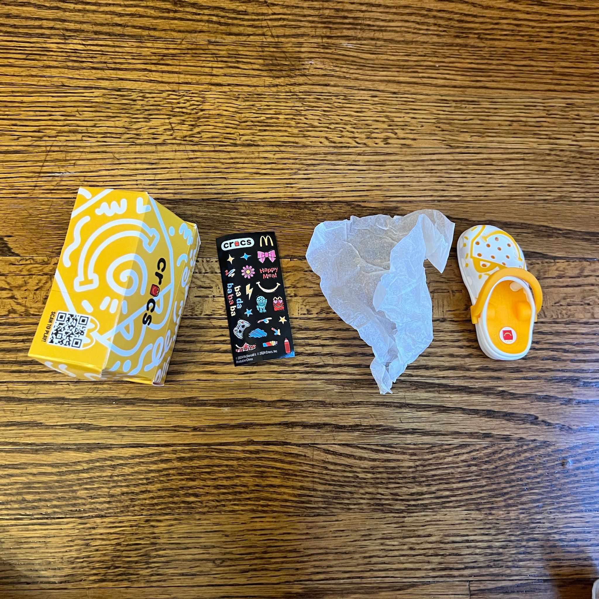 Mcdonald's Toys | Mcdonald's Crocs Happy Meal Toy #8 Scribbles