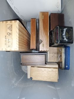 Wooden boxes