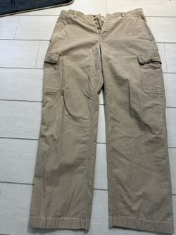 J Crew Men’s Cargo Pants Beige Size 34/32 