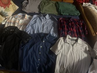 9 Boy Shirts Size 10/12