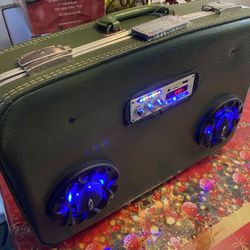 Briefcase Boombox