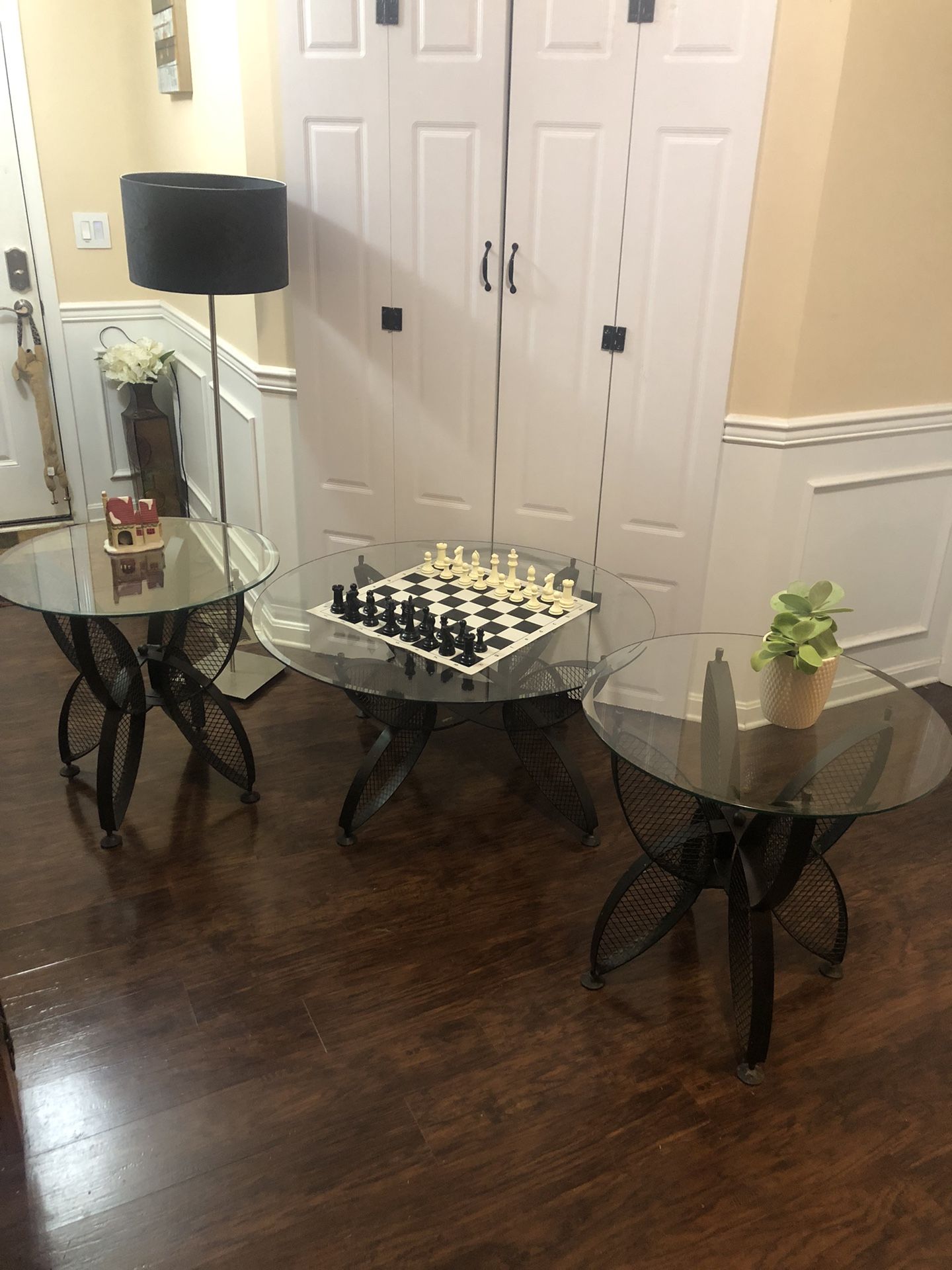 Elegant Indoor/Outdoor Coffee Table Set