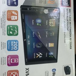 Mechless Multimedia Receiver With Bluetooth 7” LCD  Touchscreen 