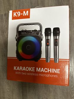 K9 – M Portable Bluetooth Karaoke Machine New In Box