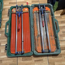 2 Rubi Tile Cutters  27”