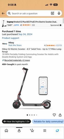 Hi Boy electric scooter