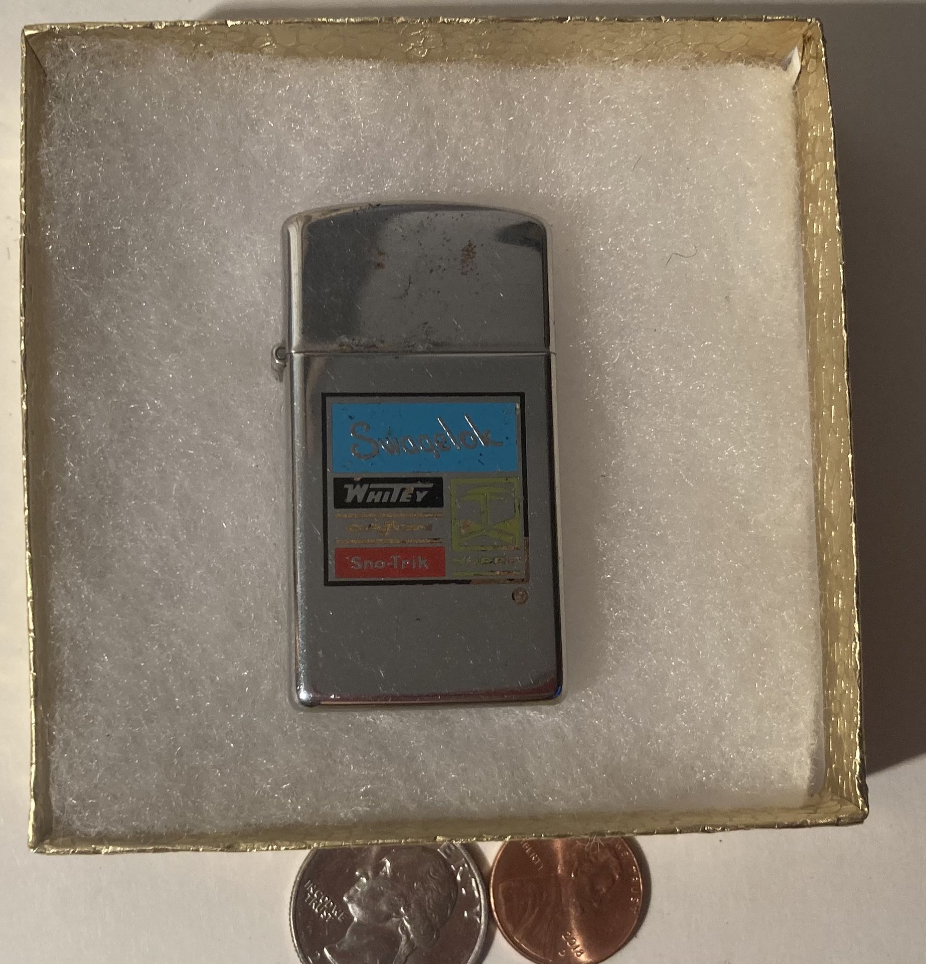 Vintage Zippo Swagelot Whitey