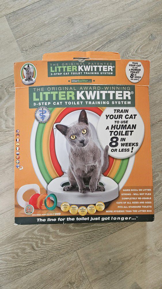 Cat Litter Kwitter, Toilet Training System For Cats