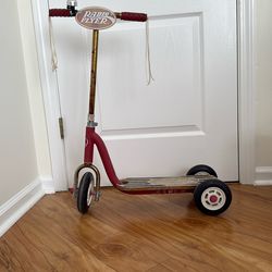 Vintage Radio Flyer Scooter w/ Bell And Tassels