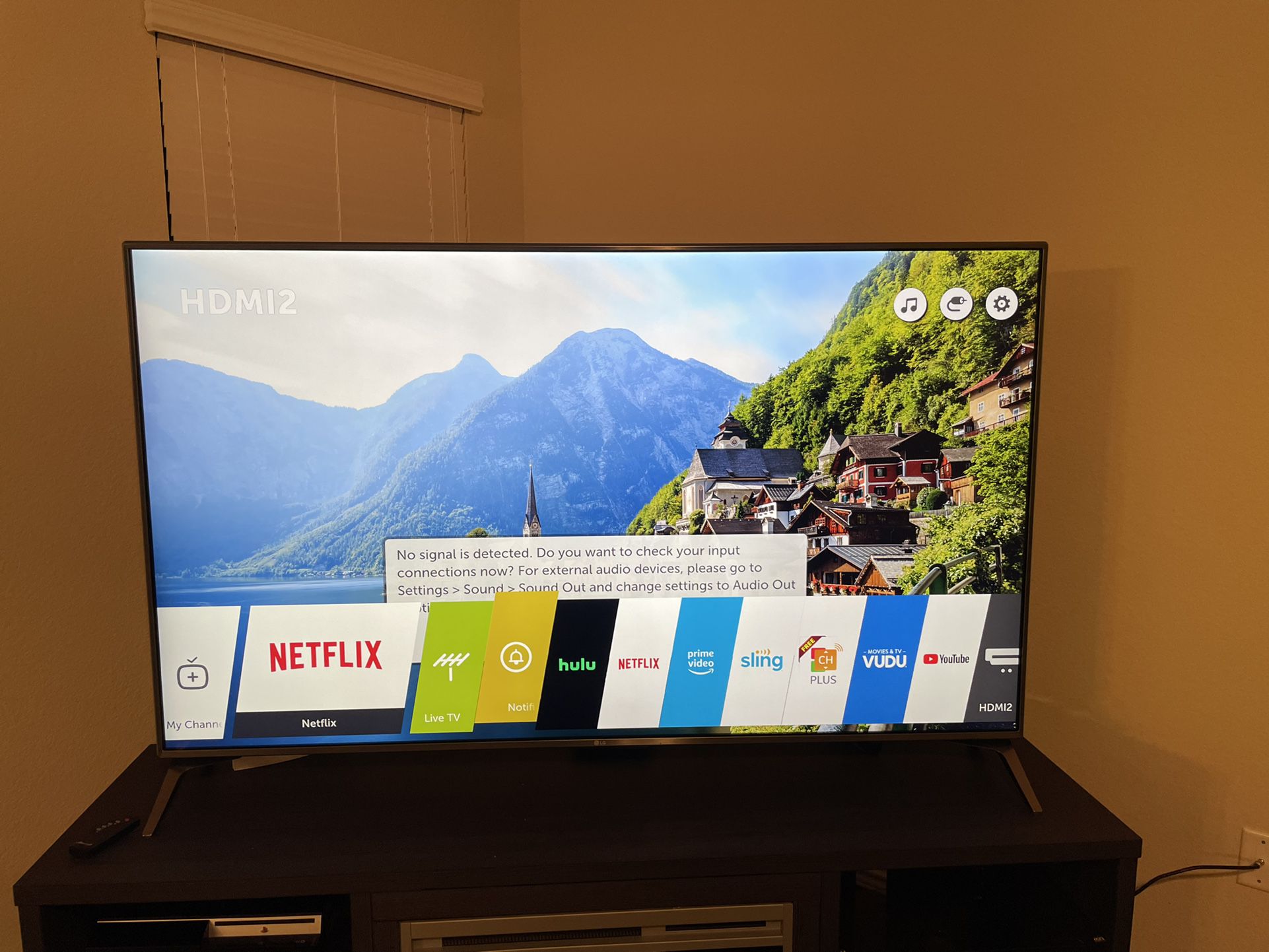 Excellent Condition 65” LG 4K Smart TV