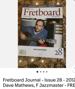 Guitar Lovers “FRETBOARD  JOURNAL” Magazines/COLLECTION Of 35 Issues Including Interviews With Eddie Vedder, BBKing , David Crosby,  And Many Others.