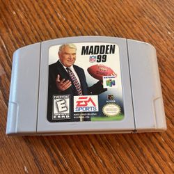 N64 Game: Madden 99