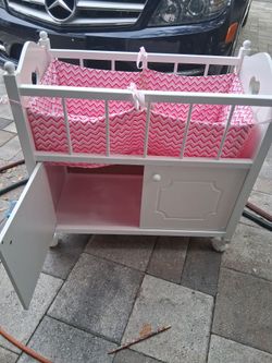 Badger basket cabinet doll crib