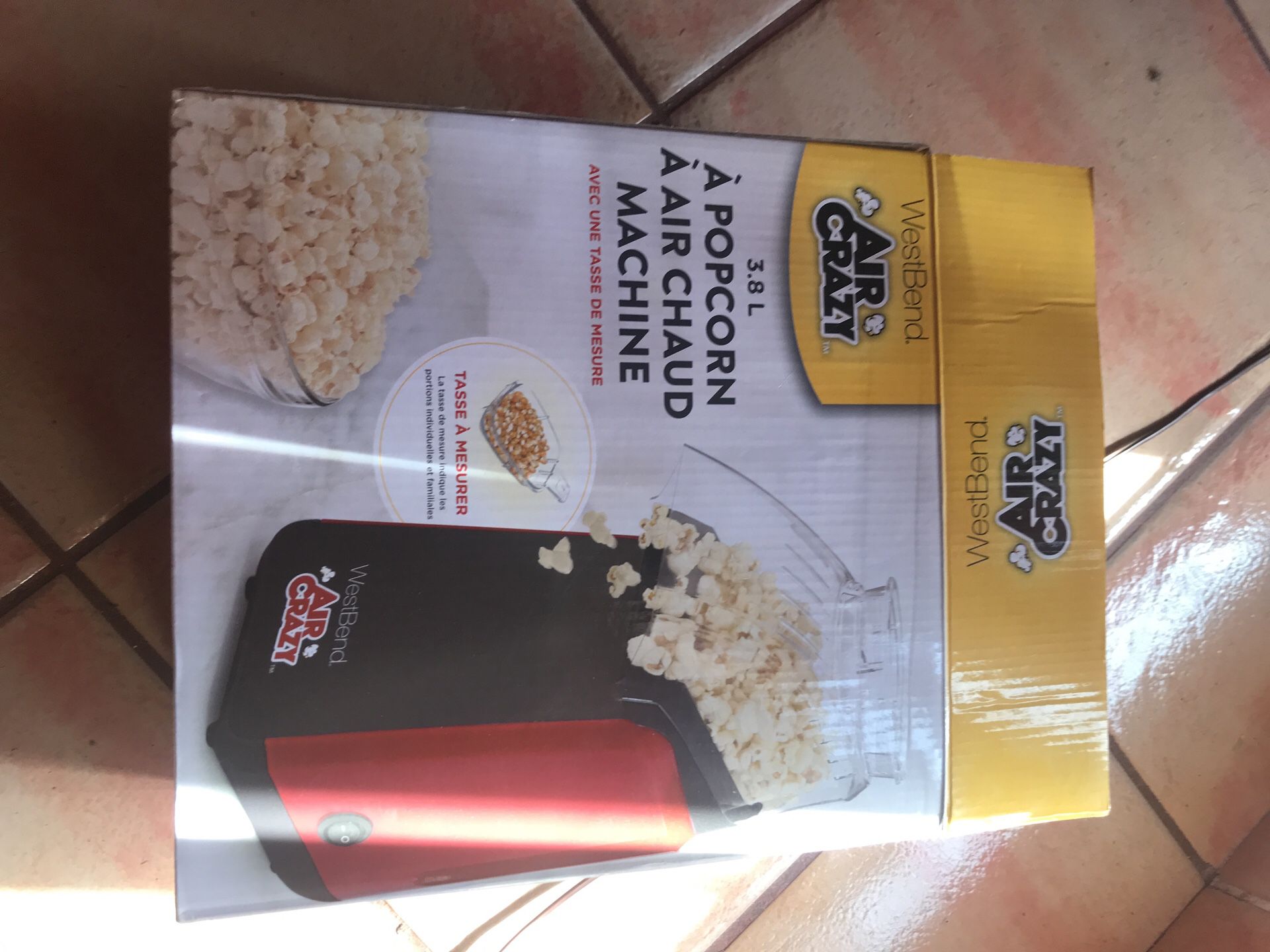 Popcorn air popper