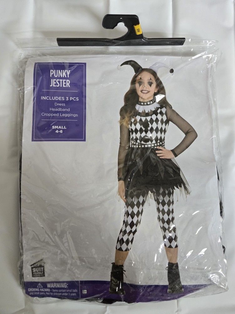Buffon Punky Jester / Disfraz Arlequina Buffon