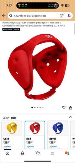 Wrestling Headgear Youth size