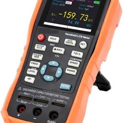 Handheld LCR Meter Digital Bridge Capacitance Inductance Resistance Multimeter Tester ESR Calibration with USB Super Capacitor(4080)