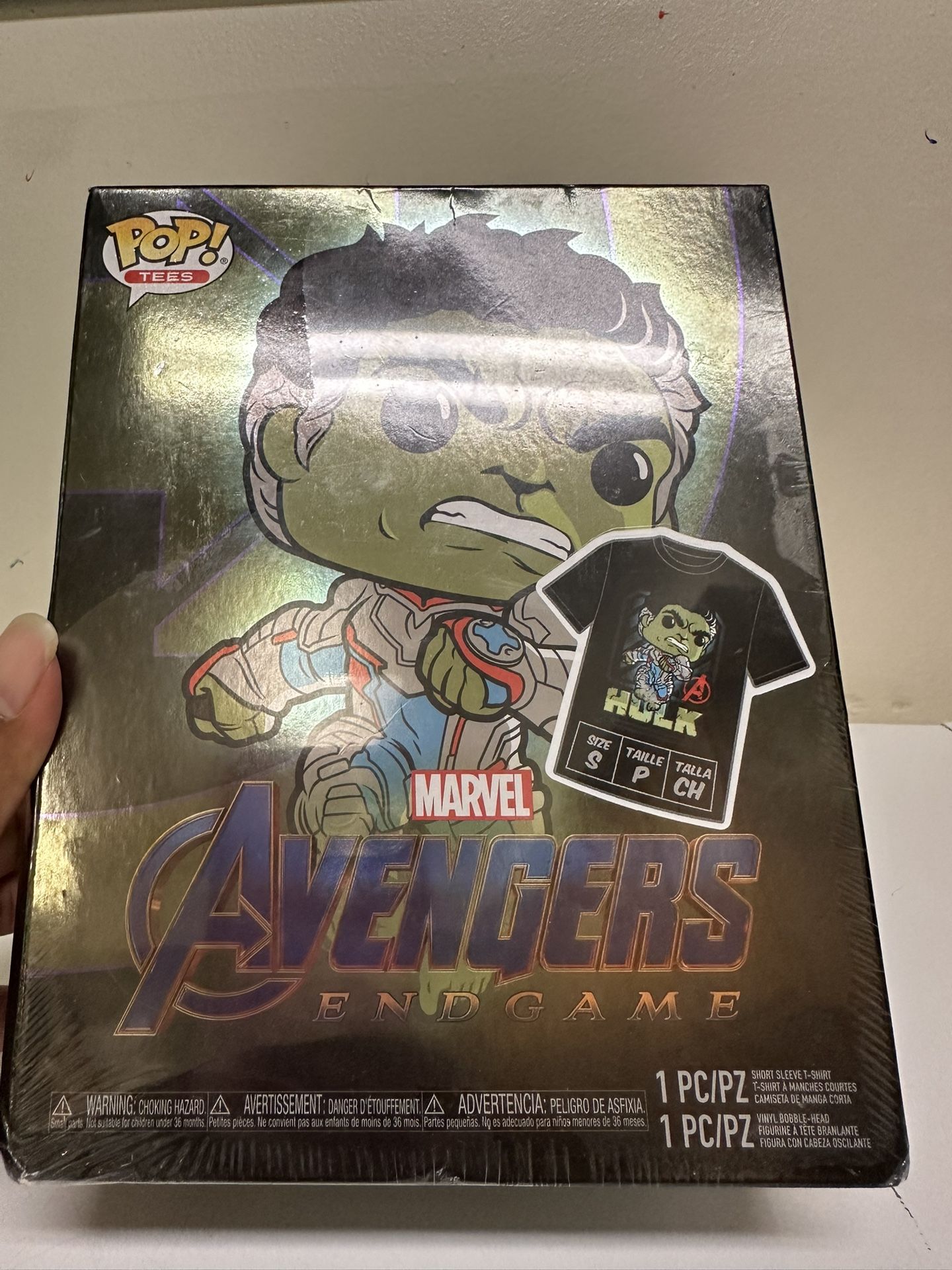 Funko Avengers Endgame Hulk Pop and Tee T-Shirt Set (Small )