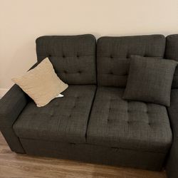 Dark Grey Sectional Sofa 