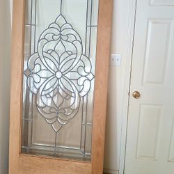 Antique Glass Door