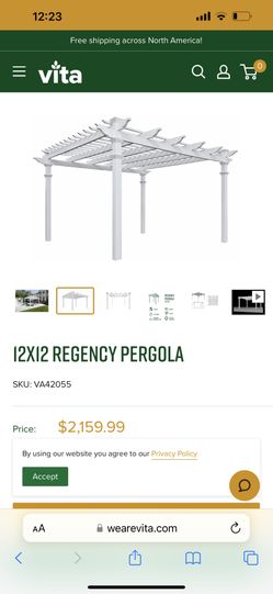 12x12 Regency Pérgola 