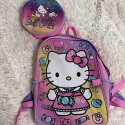 Hello Kitty Backpack And Lunchbox 