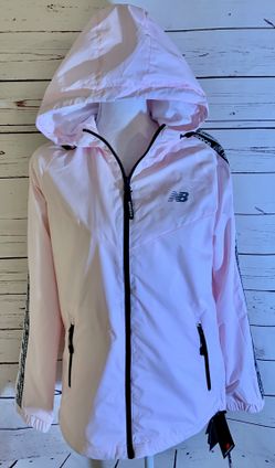 Brand New New Balance Windbreaker Women's Light Jacket Pink Size Large