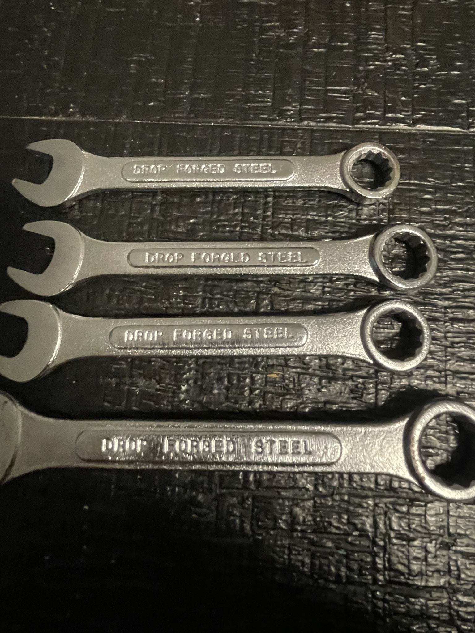 Drop Forged Steel Combination Wrench 4pc Wrenches