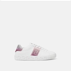 Versace Sneakers White And Pink Size 10 And A Half 