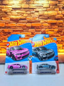 Hot Wheels '20 Dodge Charger Hellcat Pink and gray both $10