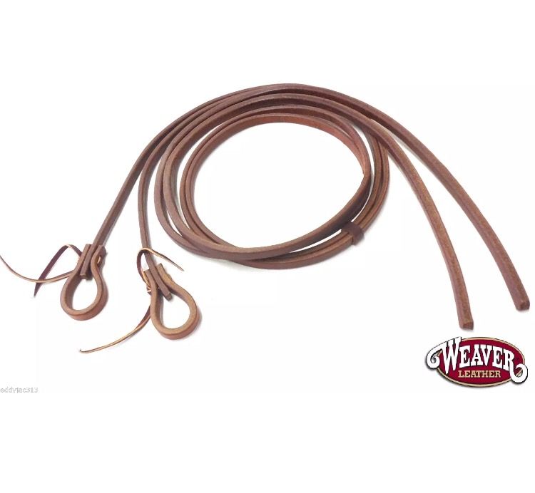 Weaver Leather work tack split reins 1/2” x 8’ Extra heavy harness