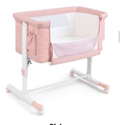 Baby joy pink bassinet