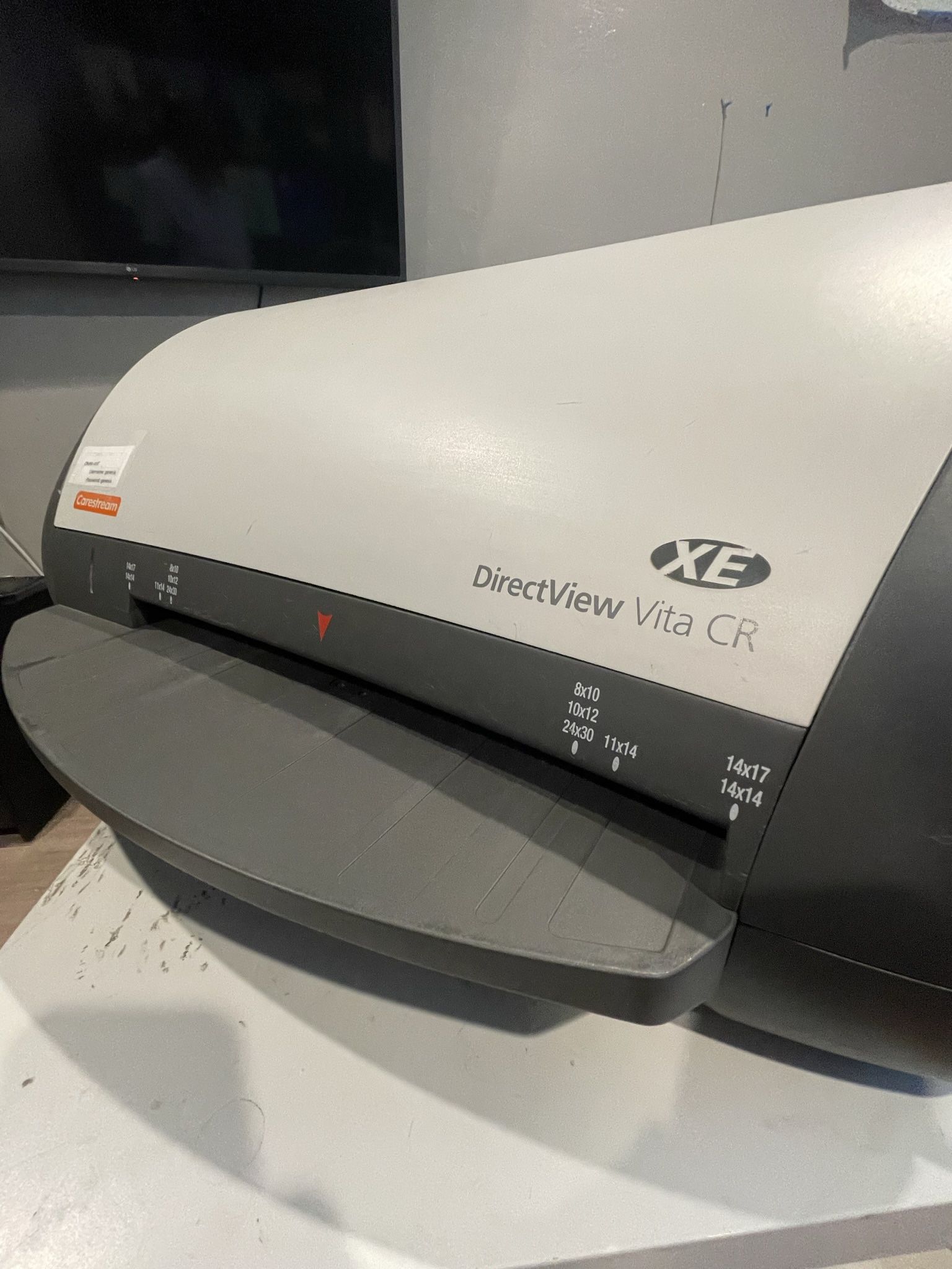 Carestream VITA CR Directview Chiropractic Veterinary Xray Processor Digital - as is Working but there’s an issue with the light bulb needs to be ch