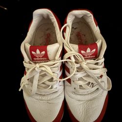 Red And White Adidas 