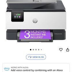 HP OfficeJet Pro 9125e All-in-One Printer, Color, Printer-for-Small Medium Business, Print, Copy, scan, fax,Touchscreen; Smart Advance Scan, 3 month I