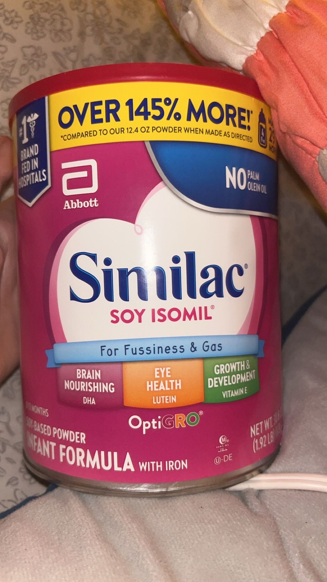 Unused Baby Formula (4 Cans)