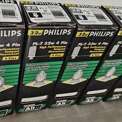 Philips 32 Watt Bulbs 4 Pins.