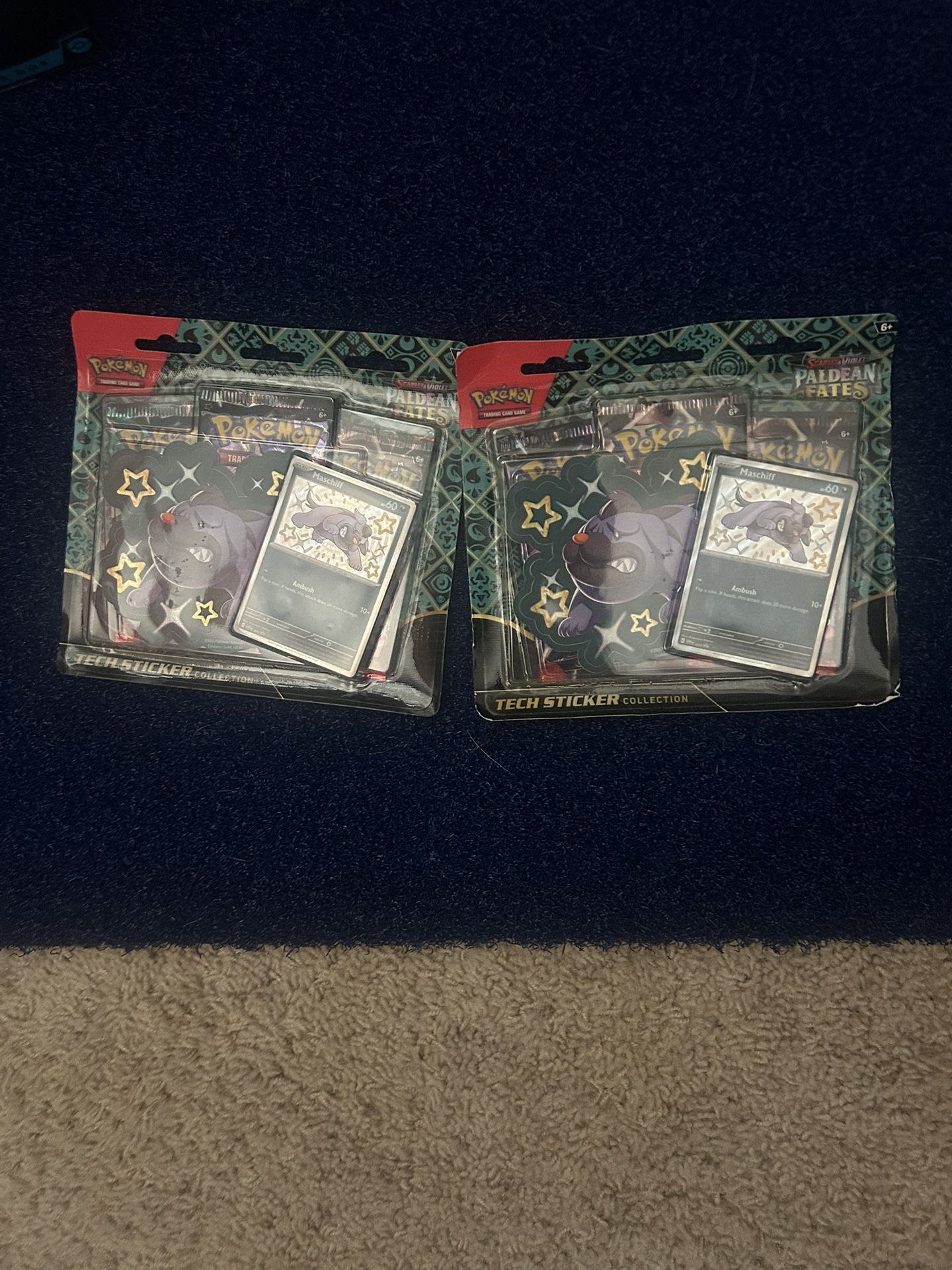 paldean fates tech sticker collection