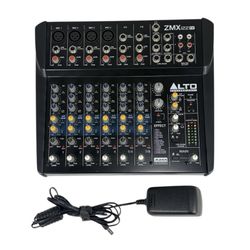 Alto ZMX122FX 8‑Channel Mixer w/ 256 FX, 4 Mic Preamps, Phantom Power - WORKS