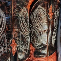 Crocodile 🐊 Back Cowboy Boots 