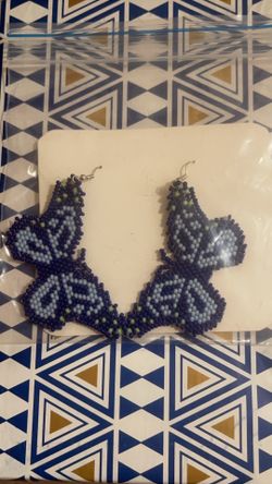 Butterfly handmade earrings